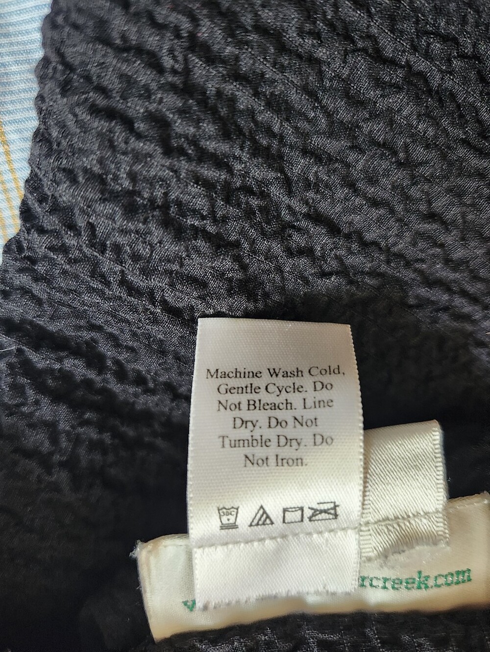 Coldwater Creek Women's Textured Sleeveless Tank Top - Black - Picture 5 of 5